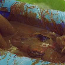 HotWamHD: Antonia's Extreme Gunge Bath--brand new scene at Hotwamhd