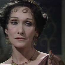 Gater: Sian Phillips splattered with mud in I Claudius (1976)