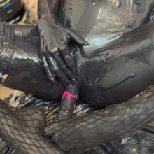 Your Wet Cat: My exceptional experience was a pink dildo penetrating my painted pussy!