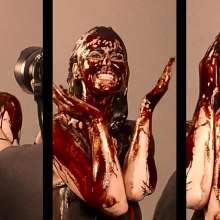 Gater: Belgian singer Isabelle A's chocolate gunging for her album Sjokola (2019)