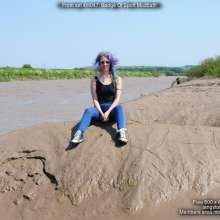 DungeonMasterOne: Two girls in the mud in Adidas "Badge Of Sport" skin-tight leggings!