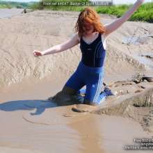 DungeonMasterOne: Two girls in the mud in Adidas "Badge Of Sport" skin-tight leggings!