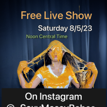 Alana SexyMessyBabes: Free Live Show on our Instagram today!