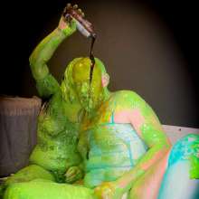 MissNoire - EffToy: MissNoire's Messy Custom Leftover Sissy Humiliation Session