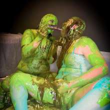 MissNoire - EffToy: MissNoire's Messy Custom Leftover Sissy Humiliation Session