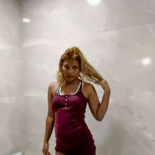 wet.look.me: Wetlook girl get wet dressed in the bathroom | Wetlook.biz