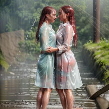 Wetmaxiskirts: Glamour AI Wetlook (Model: Edge of Realism)