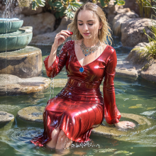 Wetmaxiskirts: Glamour AI Wetlook (Model: Edge of Realism)