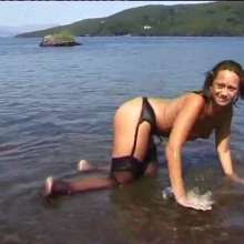 WSMProductions: Classic Wetlook with Becky in 3 Outfits in Lake Windermere