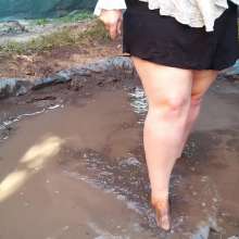 Darkabyss445: Formal Evening Clothes Destroyed in Mud
