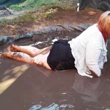 Darkabyss445: Formal Evening Clothes Destroyed in Mud