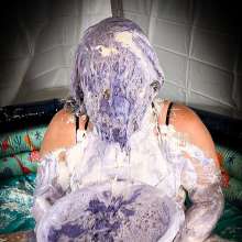 MissNoire - EffToy: MissNoire Messy Fluff and Multi-Colored Batter Bucket Face Dunking