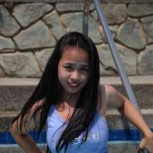 Owen: Joy Soaks Herself in the Pool!  Photos