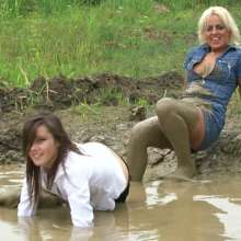 Lara_eurowam: Judith and Her Girlfriend Had Fun in the Mud Again-T666c4