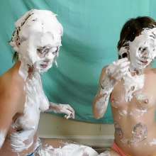 RevSlymsford: Kaydens and Jade Pie Kiss Quiz Game (Ends Topless)