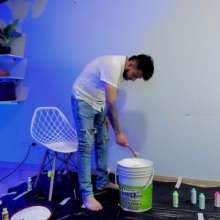 MessyGuys: Limited Time: Liam Dips His Head in an Paint Bucket