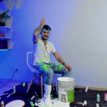 MessyGuys: Limited Time: Liam Dips His Head in an Paint Bucket