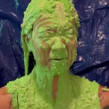 Slimed Models: Lynne Gets an Extra Thick, Extra Nasty Slime Butt Naked!