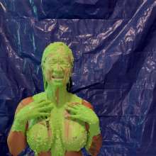 Slimed Models: Lynne Gets an Extra Thick, Extra Nasty Slime Butt Naked!