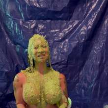 Slimed Models: Lynne Gets Slopped With Leftovers