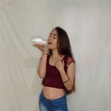 RevSlymsford: Maddison's 1st Time Getting Pied