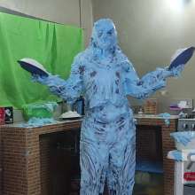 Ready2Wam Studio: Monica Gets A Lots Of Pies And Slime in Leather Outfit