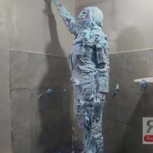 Ready2Wam Studio: Monica Got Wet After Heavy Mess In Leather