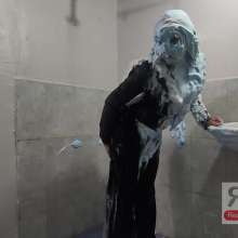 Ready2Wam Studio: Monica Got Wet After Heavy Mess In Leather