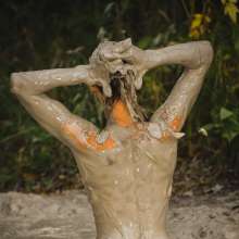dlodoski: Alora, Erotic in Bubbling Mud--Photos