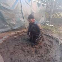 Darkabyss445: Muddy Winter Clothes Ruined