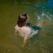 Wet Live Team: Natashka in a Casual Outfit Is Completely Wet and Happy