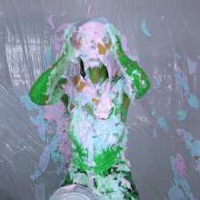 Miss Nicole: Phoebe Is Green Slimed and Pied in Tight Leather Pants