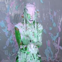 Miss Nicole: Phoebe Is Green Slimed and Pied in Tight Leather Pants