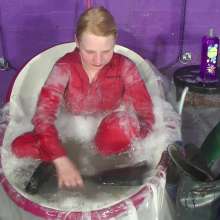 DungeonMasterOne: Red Suit Bubblebath and Wellie Wash