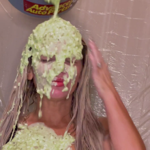 Slimed Models: Playboy Playmate Colleen's First Nasty Sliming