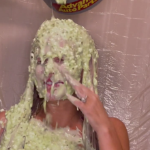 Slimed Models: Playboy Playmate Colleen's First Nasty Sliming