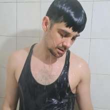 queeruy: Shower in Black Tank Top