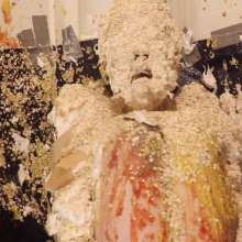 DuckDuckWam: Sitting Submissive Slut Blasted with Mess--Very Gross