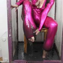 Jeremy Custard: Spandex Catsuit with Ivy Rain