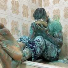 MessyGuys: Zeus Plays with Feet+slimes+pie in the Face