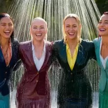 soakher: The office ladies and the outdoor shower