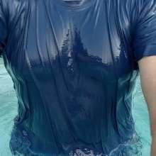 Chuck M: Wet jeans and T-shirt