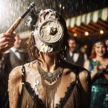 Sleazoid44: Pies at 1920s Theme Party