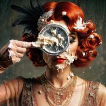 Sleazoid44: Pies at 1920s Theme Party