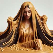 splathair2020: AI Women and Peanut Butter