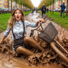 Bobographer: Mudslide--The Movie--scene nine--out and about