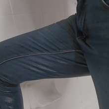 truckandballcaplovingal: Angel in Shower Wearing Plaid and Jeans