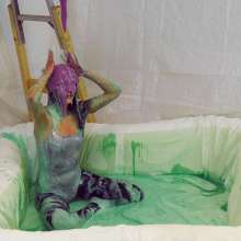 HotWamHD: Antonia's Gunge Yoga Leotard Try-on now in UMD store!