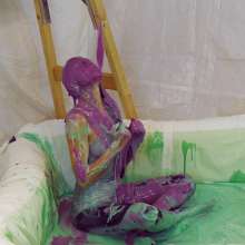 HotWamHD: Antonia's Gunge Yoga Leotard Try-on now in UMD store!