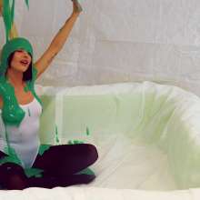 HotWamHD: Antonia's Gunge Yoga Leotard Try-on now in UMD store!